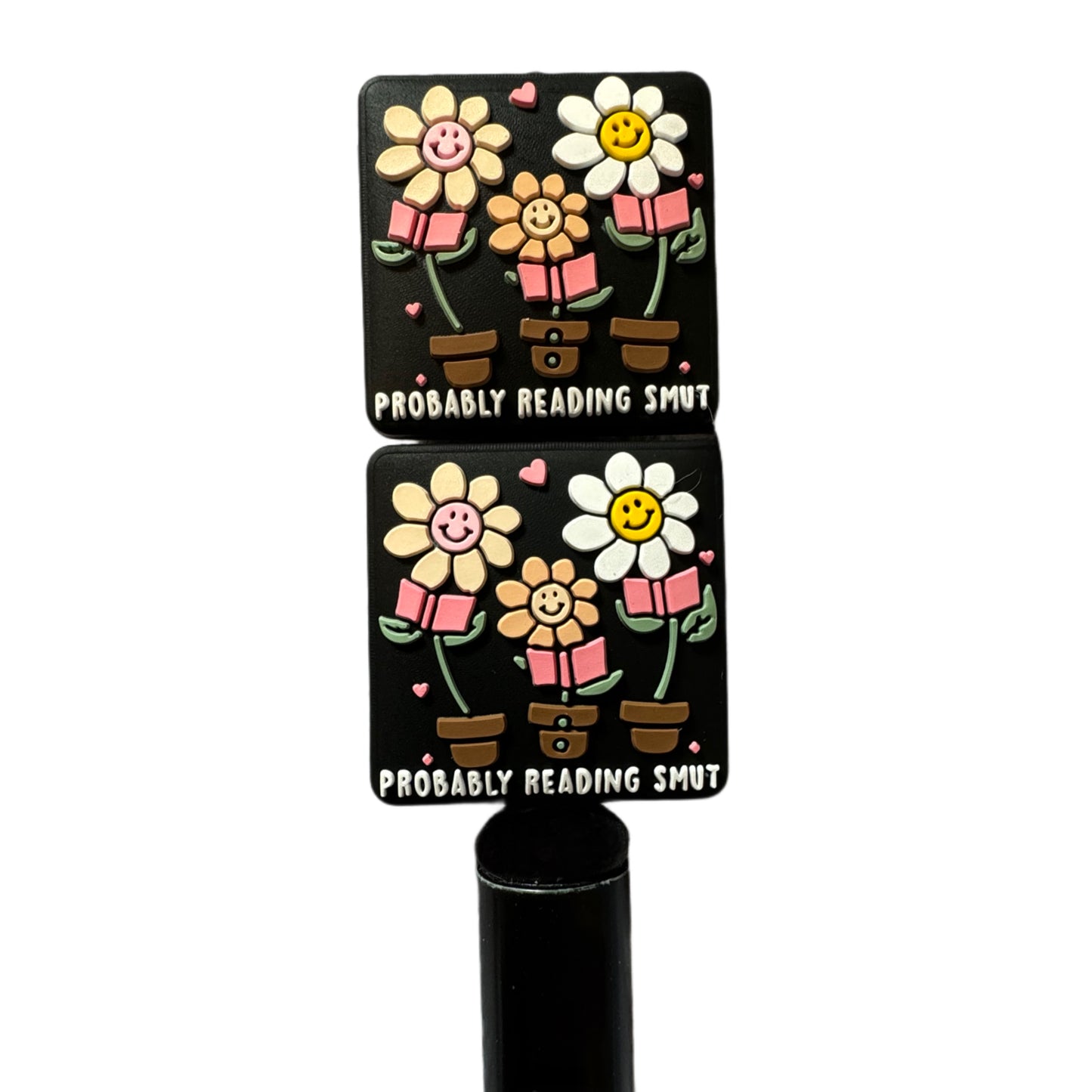 ADULT CONTENT! Probably Reading Smut Silicone Focal Bead for Beadable Pens, Keychains & More! Perfect for the Romance Novel Lover