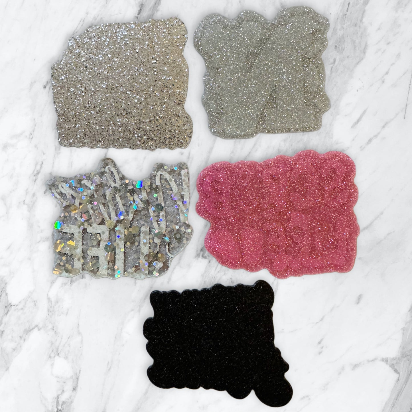 5 Pieces Nurse and Medical Mix or One Design Planar Acrylic with Glitter Back for Keychains, Badge Reels, Earrings and More! Nurse Life, Scrub Life, Certified Vein Whisperer