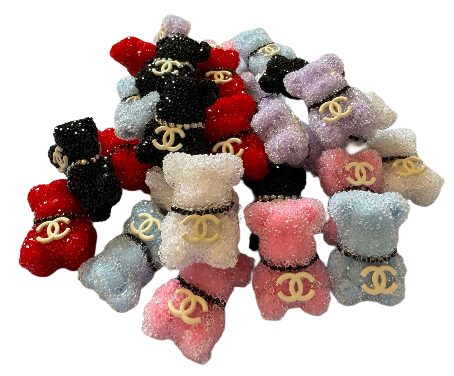CC Sugar Bear Designer Inspired Bead for Beadable Pens, Stylus, Pencils, Keychains and More!