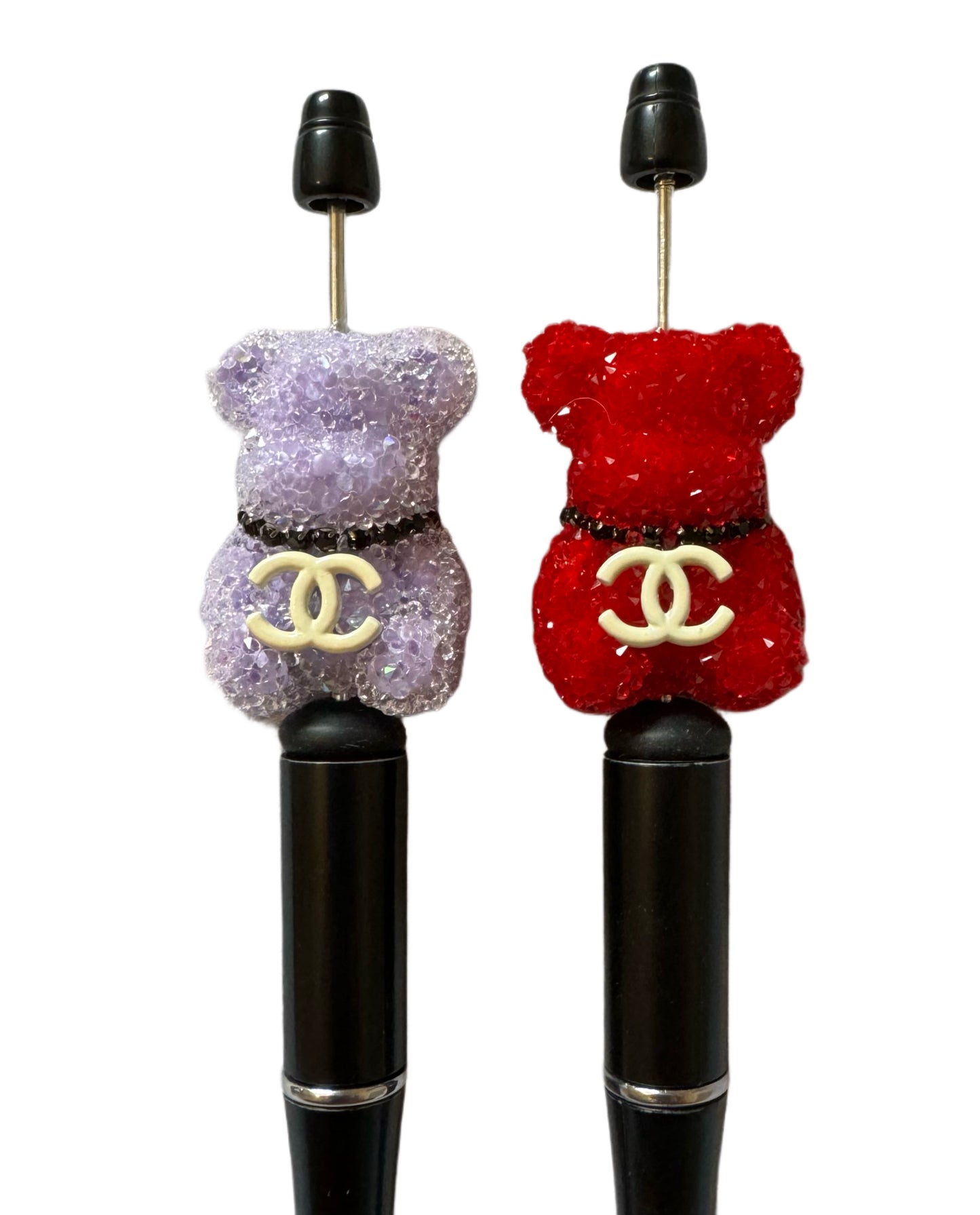 CC Sugar Bear Designer Inspired Bead for Beadable Pens, Stylus, Pencils, Keychains and More!