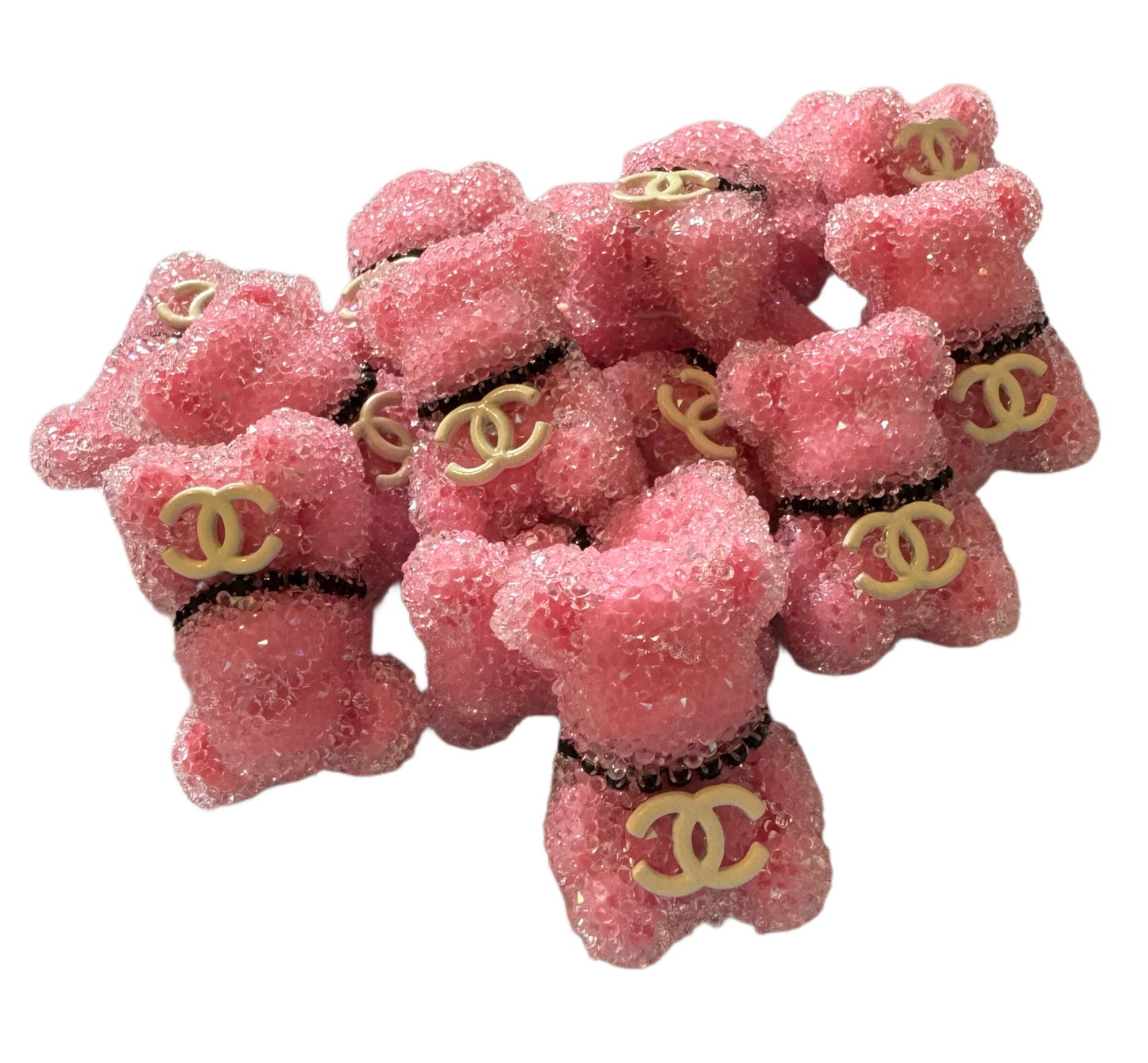 CC Sugar Bear Designer Inspired Bead for Beadable Pens, Stylus, Pencils, Keychains and More!
