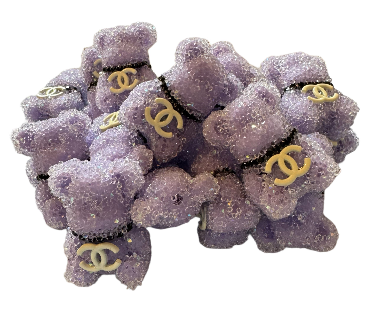 CC Sugar Bear Designer Inspired Bead for Beadable Pens, Stylus, Pencils, Keychains and More!