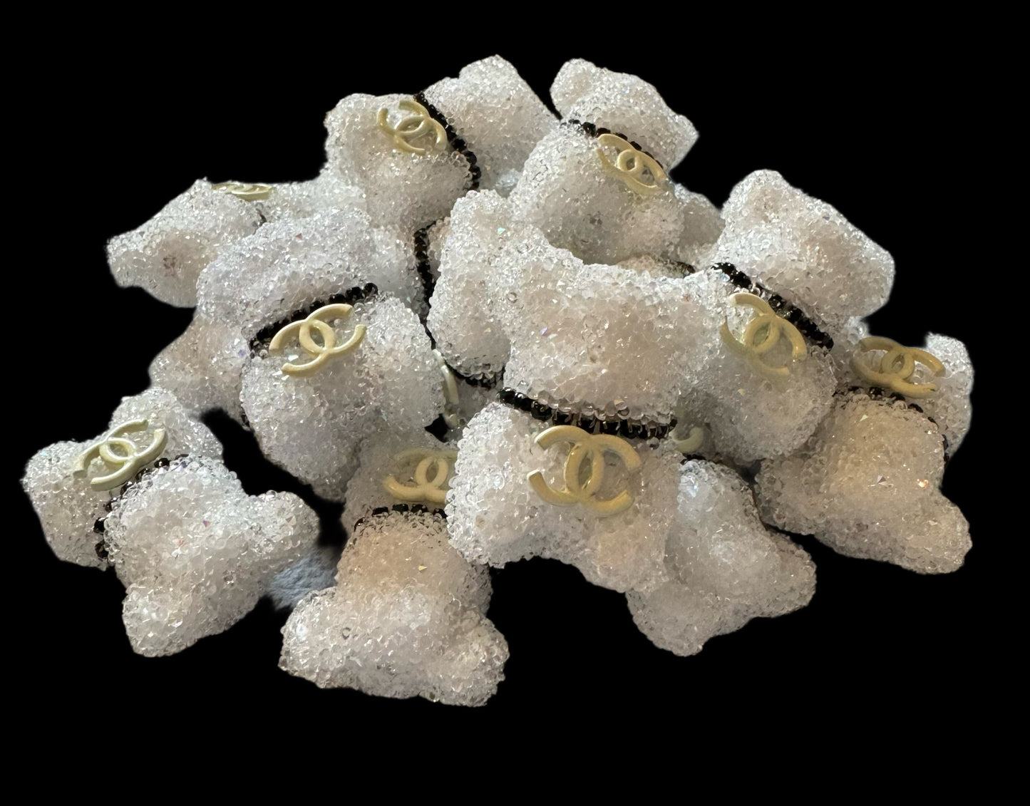 CC Sugar Bear Designer Inspired Bead for Beadable Pens, Stylus, Pencils, Keychains and More!