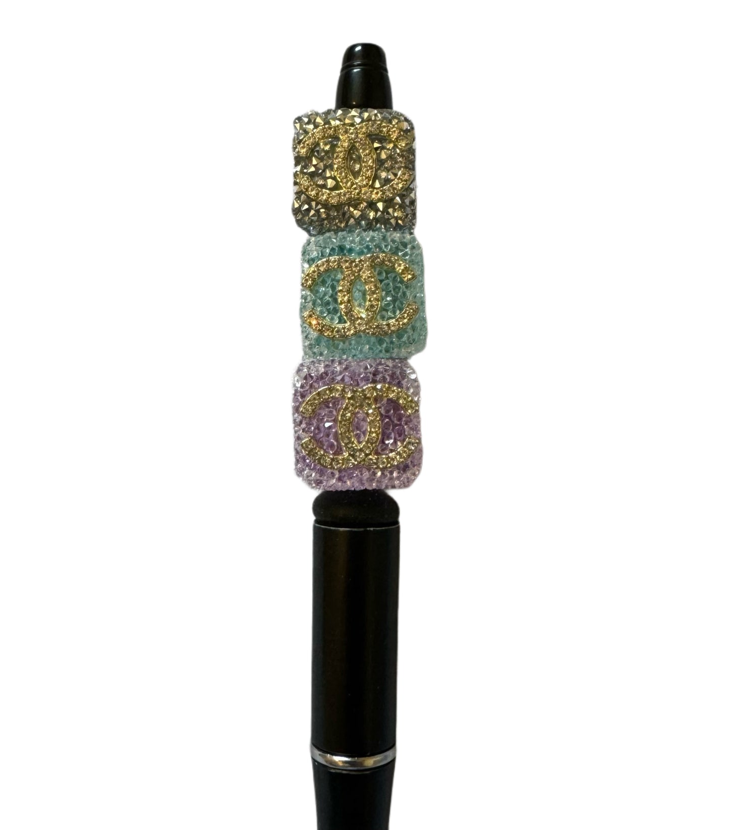 CC Sugar Cube Designer Inspired Bead for Beadable Pens, Stylus, Pencils, Keychains and More!