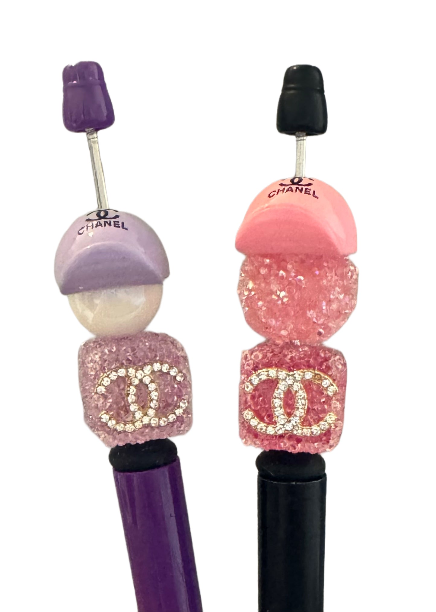 CC Cap or Hat Designer Inspired Acrylic Bead for Beadable Pens, Stylus, Pencils, Keychains and More!