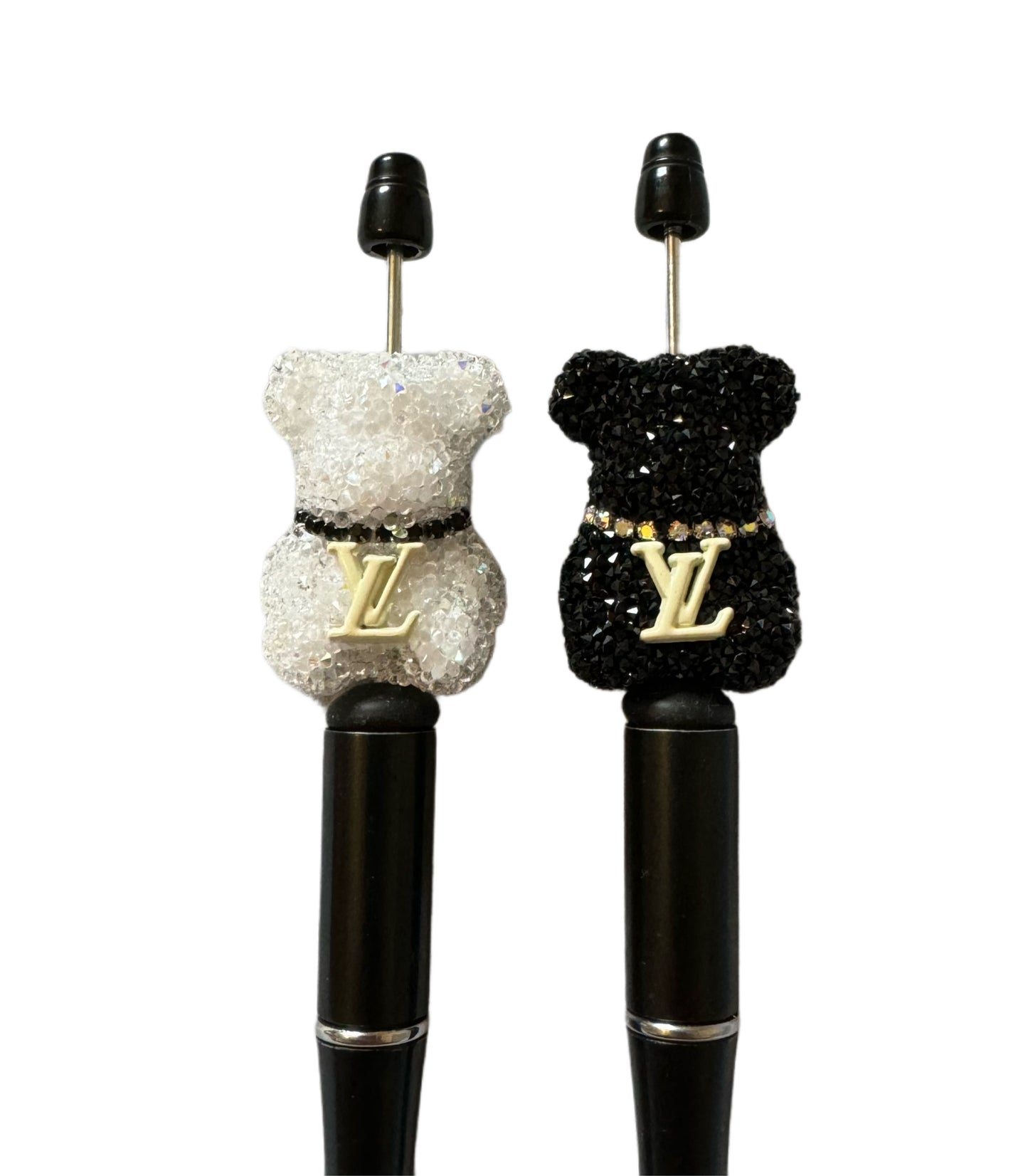 LV Sugar Bear Designer Inspired Bead for Beadable Pens, Stylus, Pencils, Keychains and More!