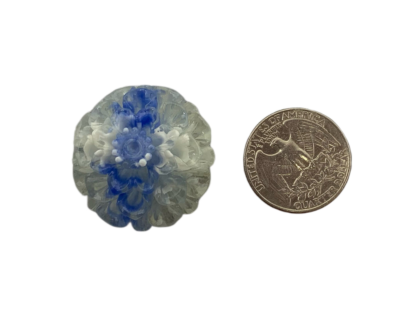New Price! 32mm Extra Large Round Camilla Flower Resin Cabochon Embellishment Flat Back DYI Phone Case Water Bottle Scrapbook Hair Accessory