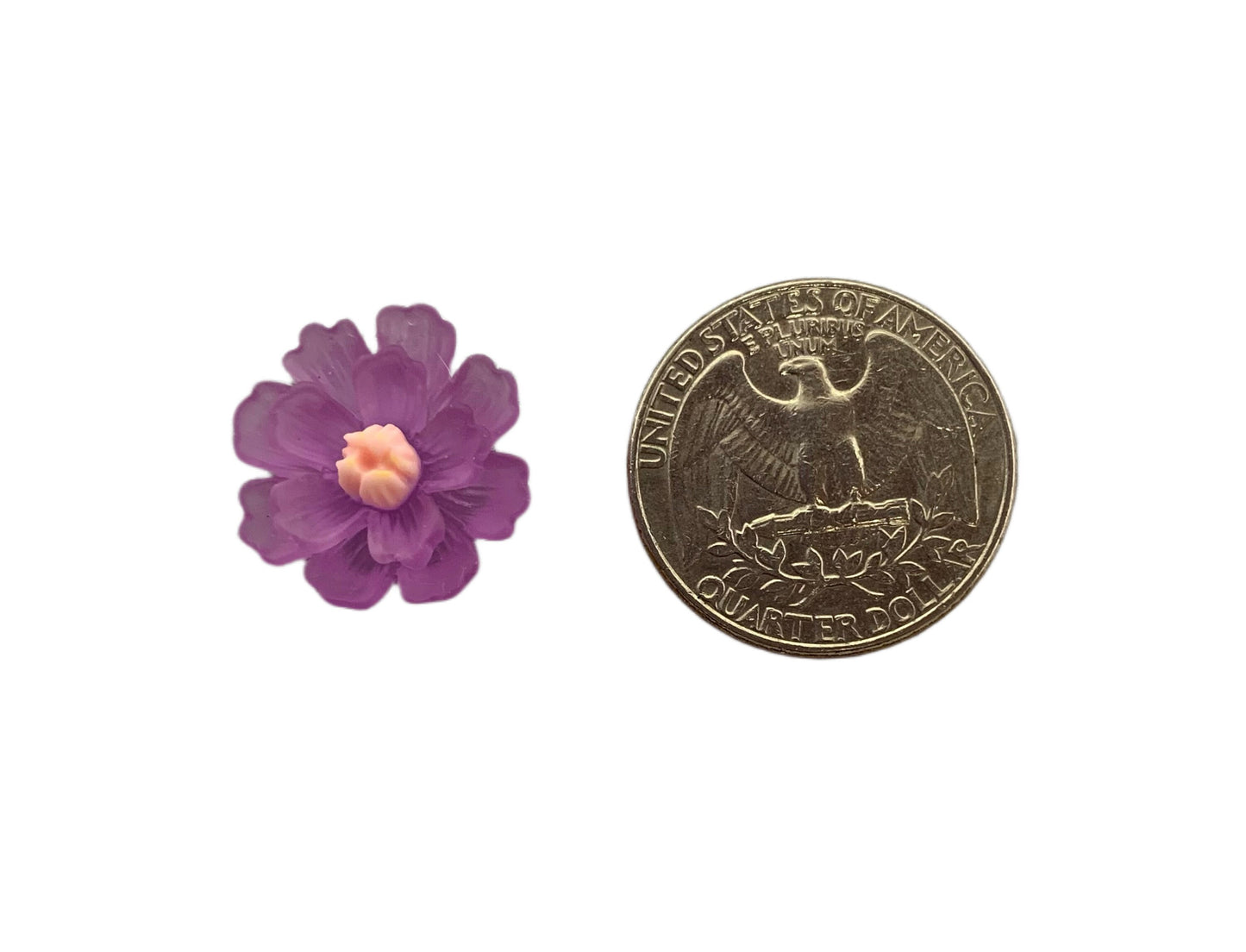 New Price! 18mm GLOW Mixed Color Flower Charm Cabochon Embellishment Flat Back DYI Phone Cases Water Bottles Scrapbook Hair Accessory