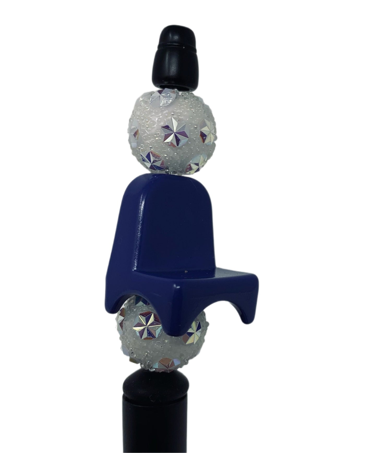 High Quality Acrylic Blue Chair Beads for Beadable Pen Stylus Keychain and more for Your DIY Creations and Super Cute for Ducks