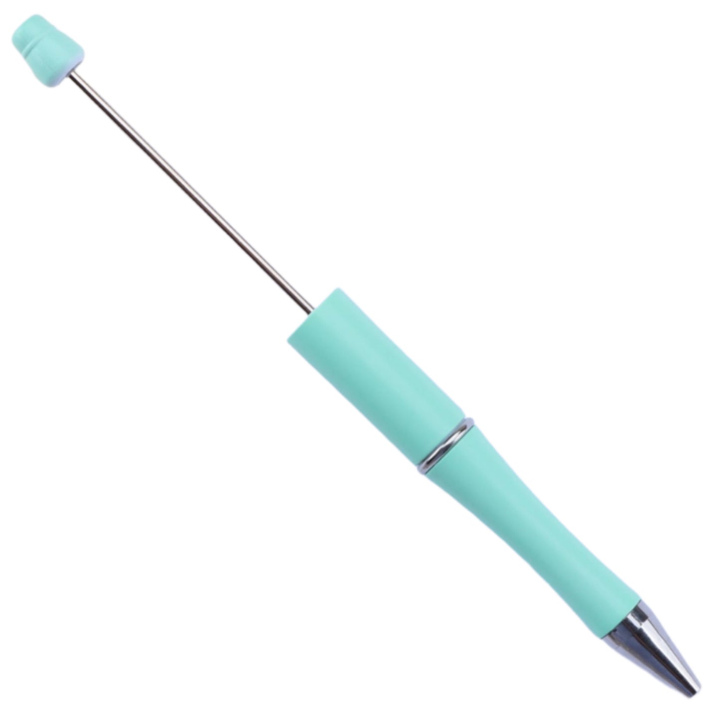 Shades of Blue Beadable Plastic Pen Blank for Your DIY Creations with Beads Focals Rhinestones Spacers Refills Sold Separately