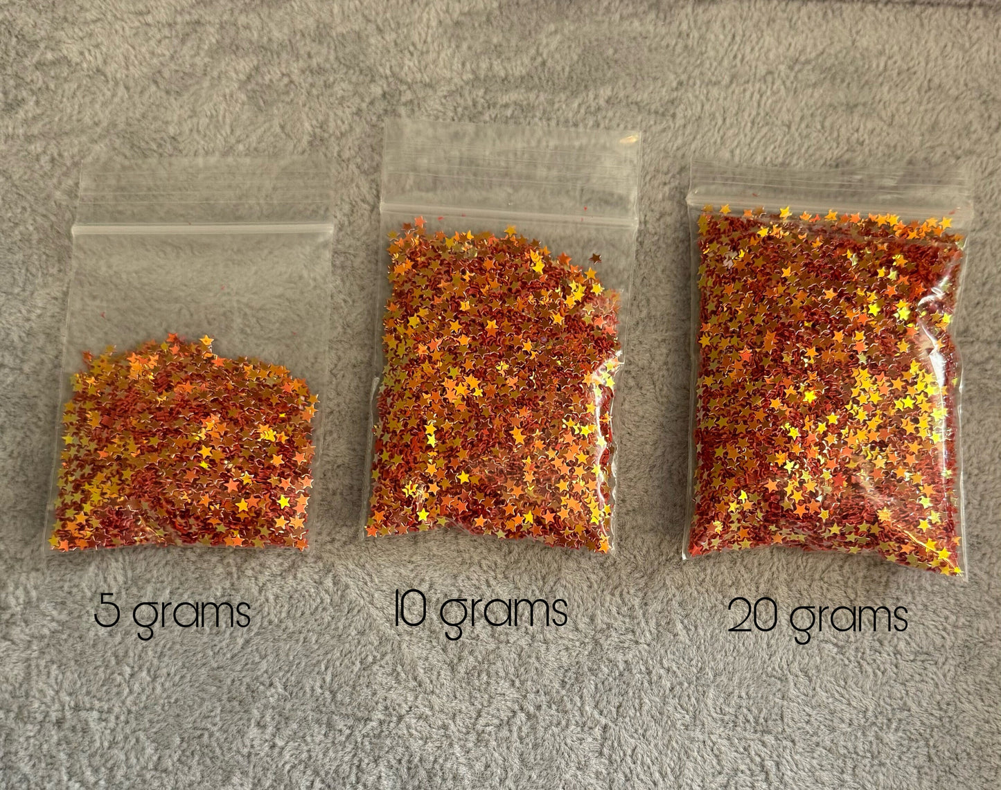 5, 10, or 20 gm Small Butterfly Confetti Glitter in Mixed Colors for Beadable Snow Globe Pens, Christmas Accents, Slime, Deco and More!