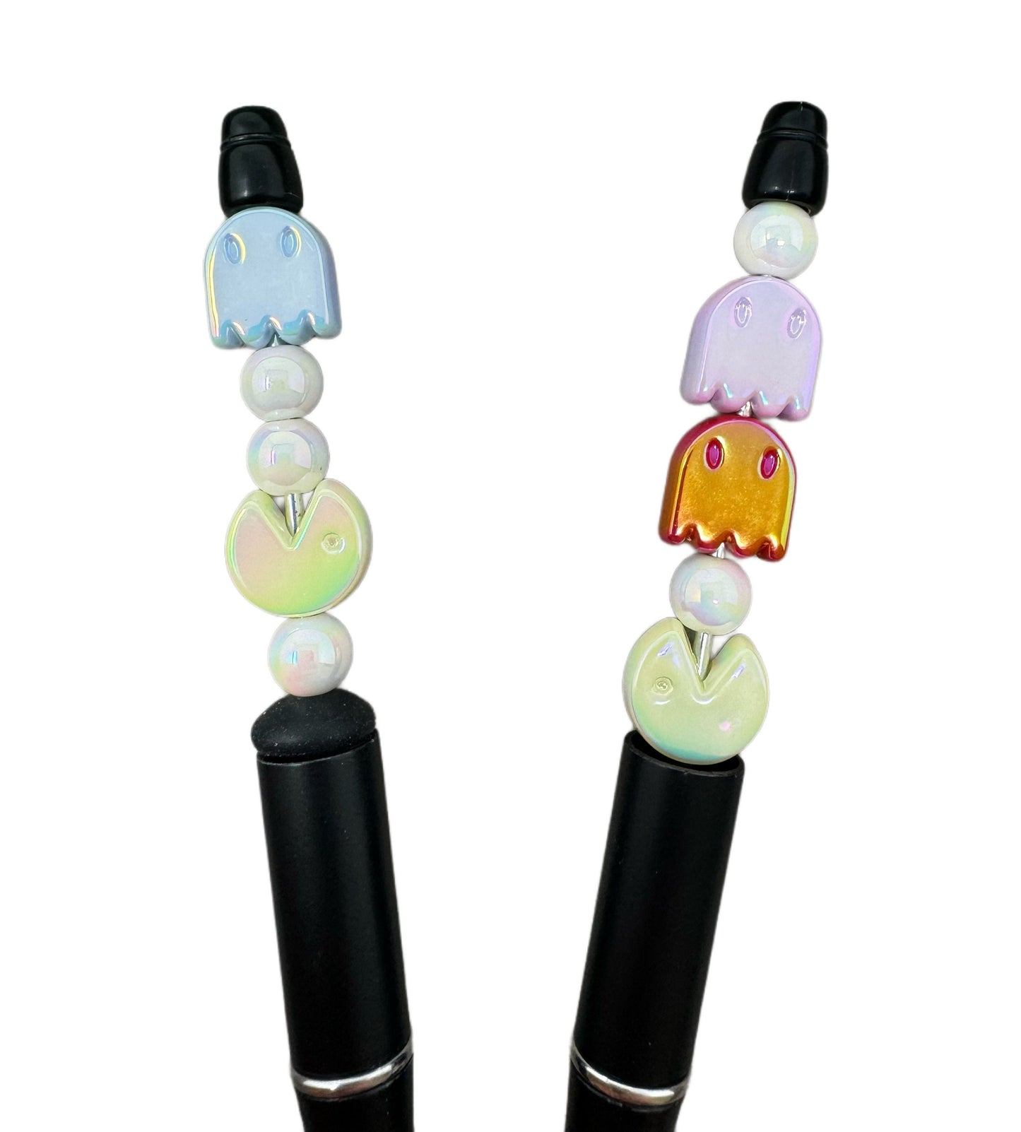 Your Favorite Arcade Game Pac-man! Pacman, Ghosts and Food Beads for Beadable Pen Stylus Keychain Bracelet & more for Your DIY Creations.