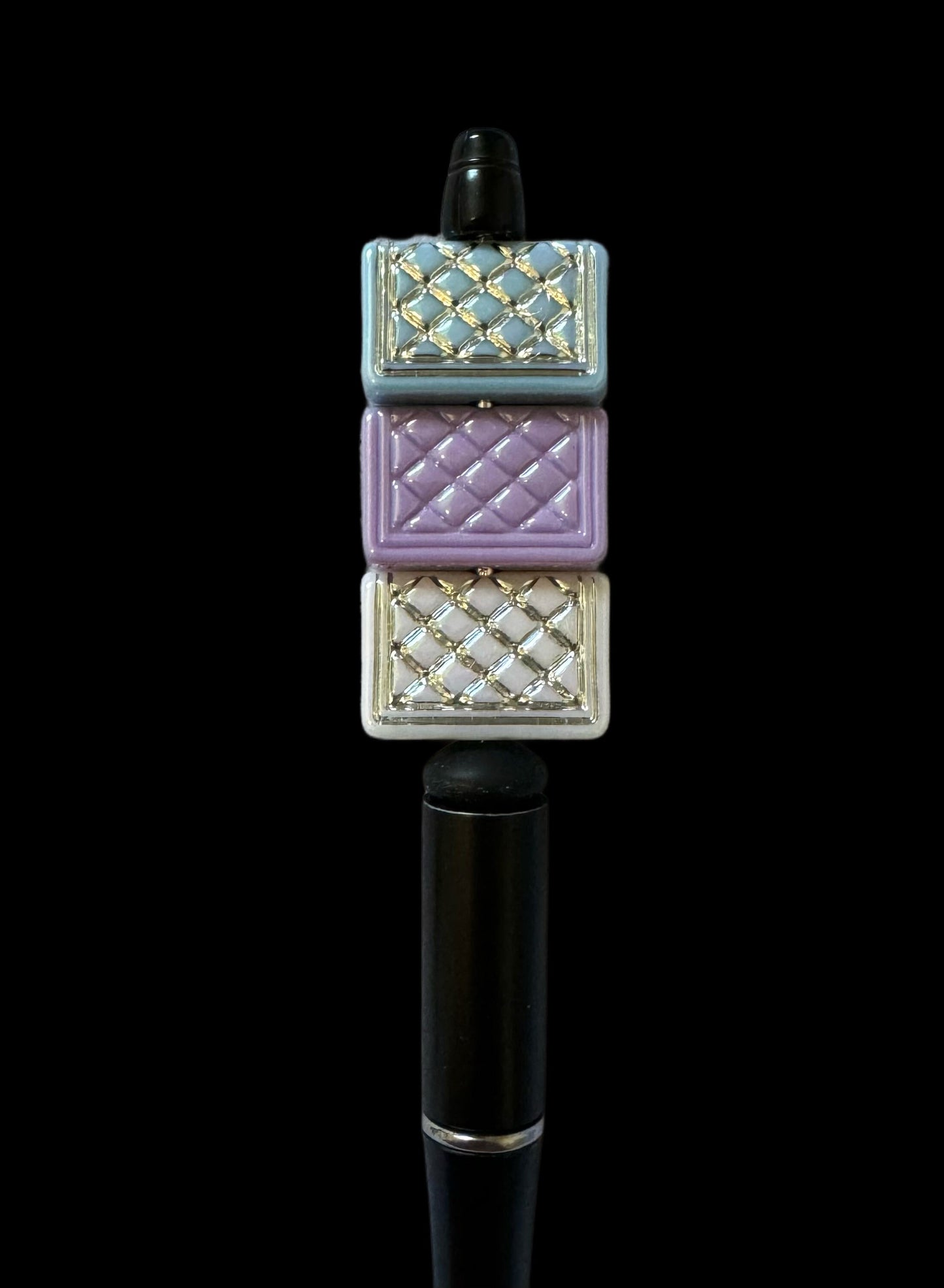 So Cute! Cushioned Purse Acrylic Bead Mix for Beadable Pen Stylus Keychain and More! Perfect to Use with Designer Focals and Beads!