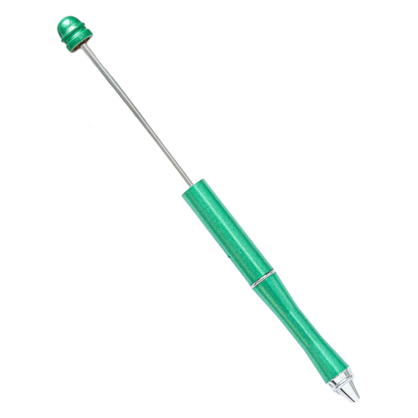 Christmas Colors Beadable METAL Pen Blank for Your DIY Creations with Beads Focals Rhinestones Spacers Refills Sold Separately