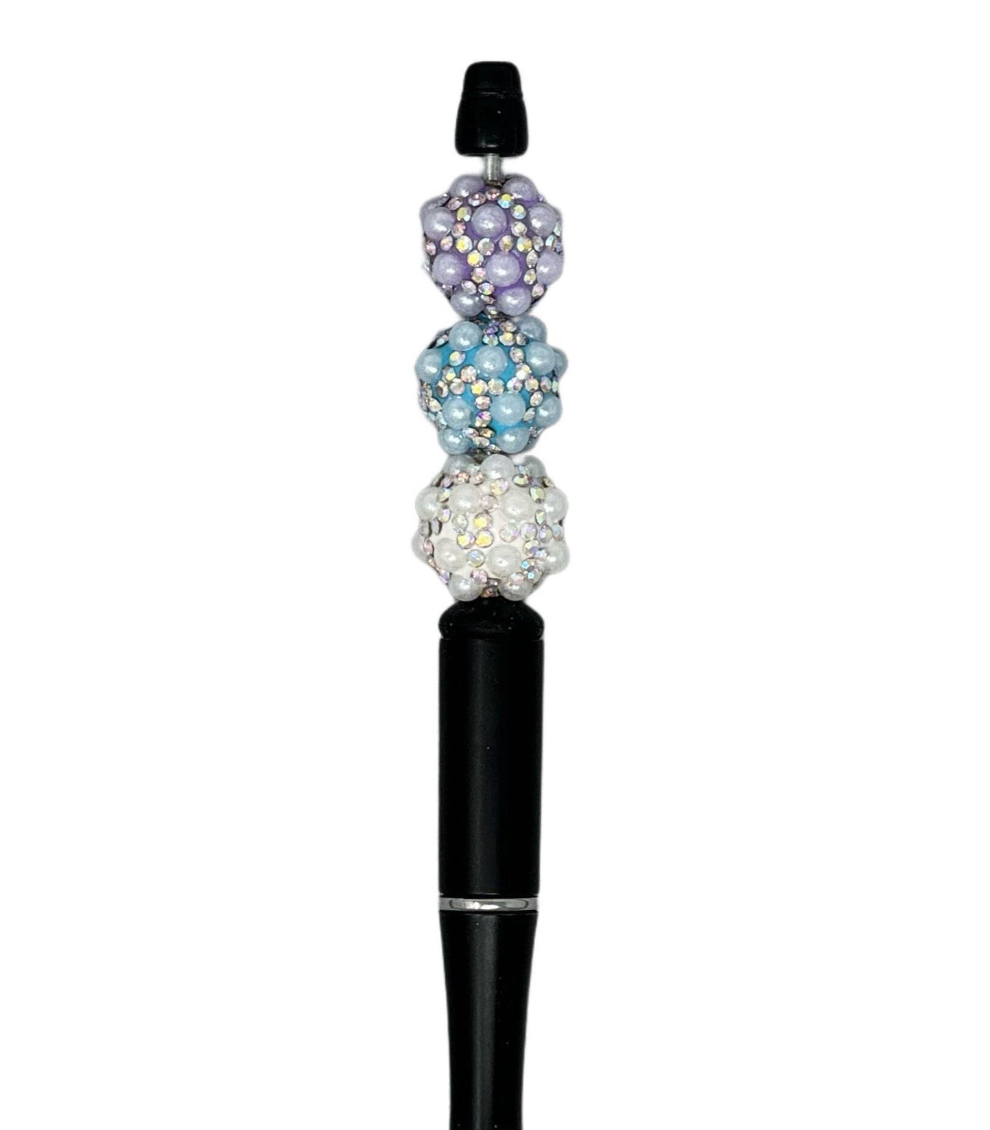 Fancy 16mm Pearl and Rhinestone Bead Mix for Beadable Pen Stylus Keychain Bracelet and more for Your DIY Creations