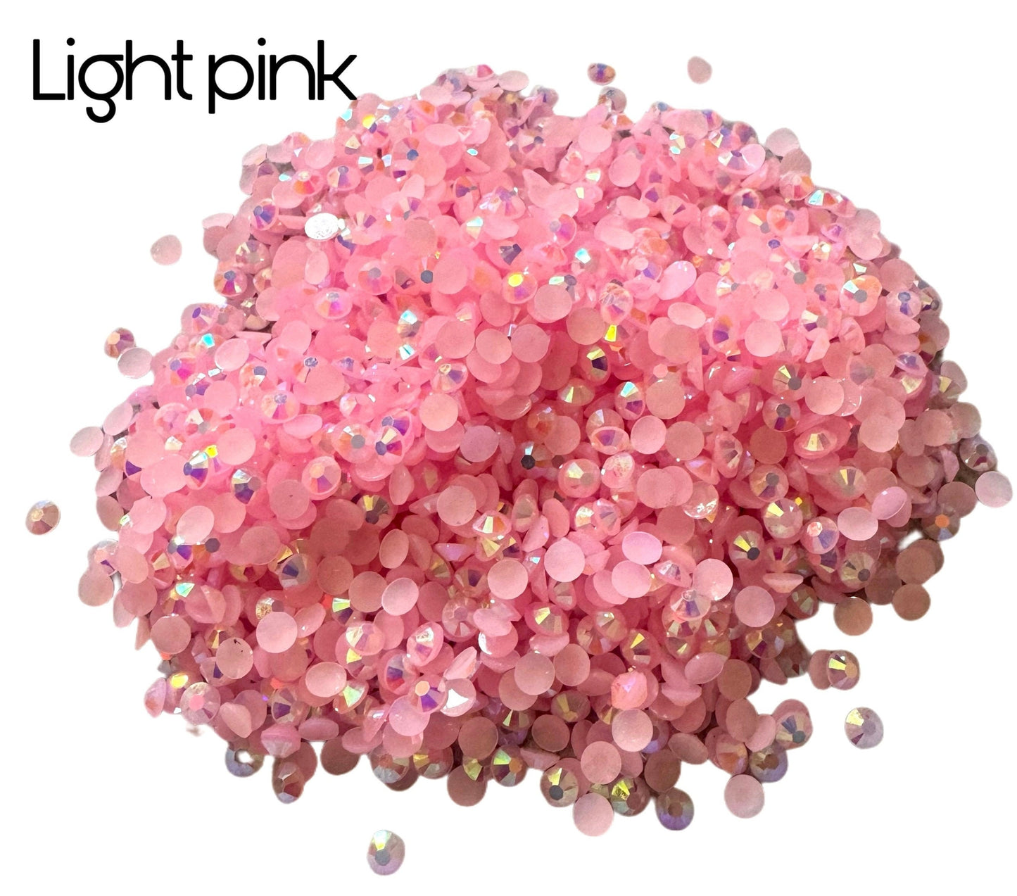 1,000 Pieces 4mm SS16 Jelly Resin Rhinestones Non-Hotfix Flatback. So Many AB Colors Available for Your DYI Projects, Nail Art and More!