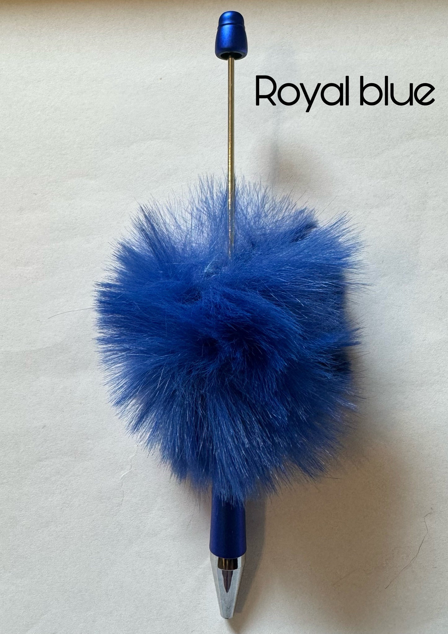 So Many Colors! Fluffy Faux Furry Beadable Plastic Pen Blank for Your DIY Creations with Beads Focals Rhinestones Refills Sold Separately