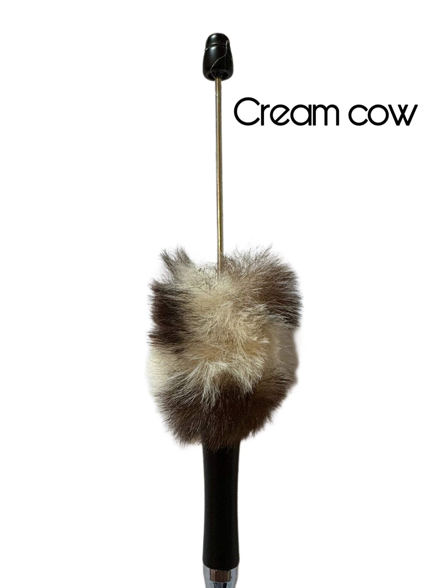 Animal Print Fluffy Faux Furry Beadable Plastic Pen Blank for Your DIY Creations with Beads Focals Rhinestones Refills Sold Separately