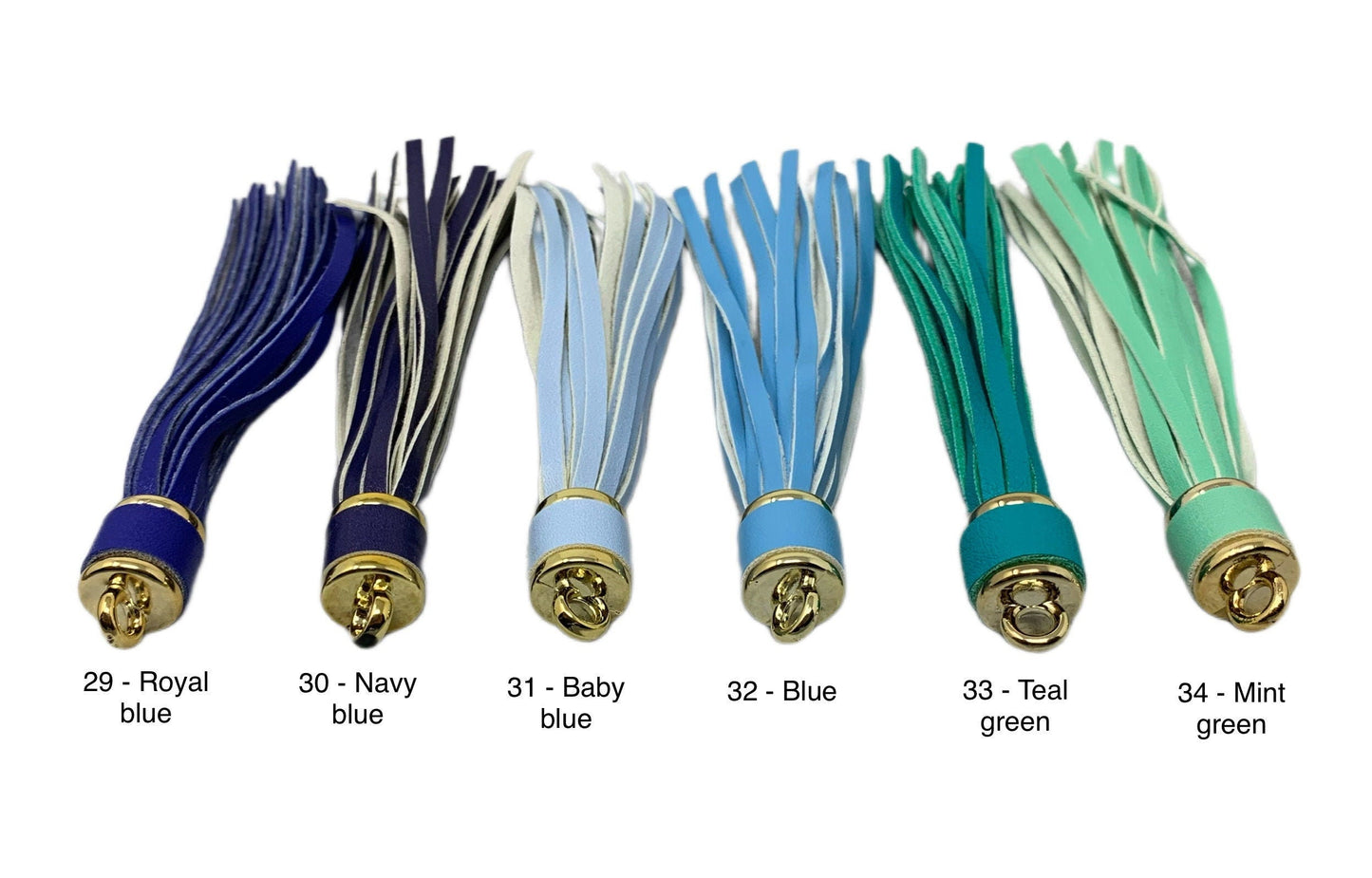 So Many Colors! 100mm Leather Like Tassel for DYI, Key Chains, Purse and Handbags or Clothing