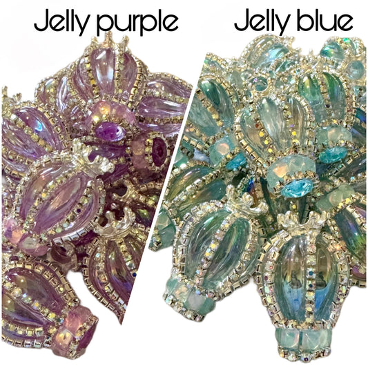 2 Pieces High Quality 35mm Hot Air Ballon Bead with Crown and Rhinestones for Beadable Pen Keychain Bracelet and more for Your DIY Creations