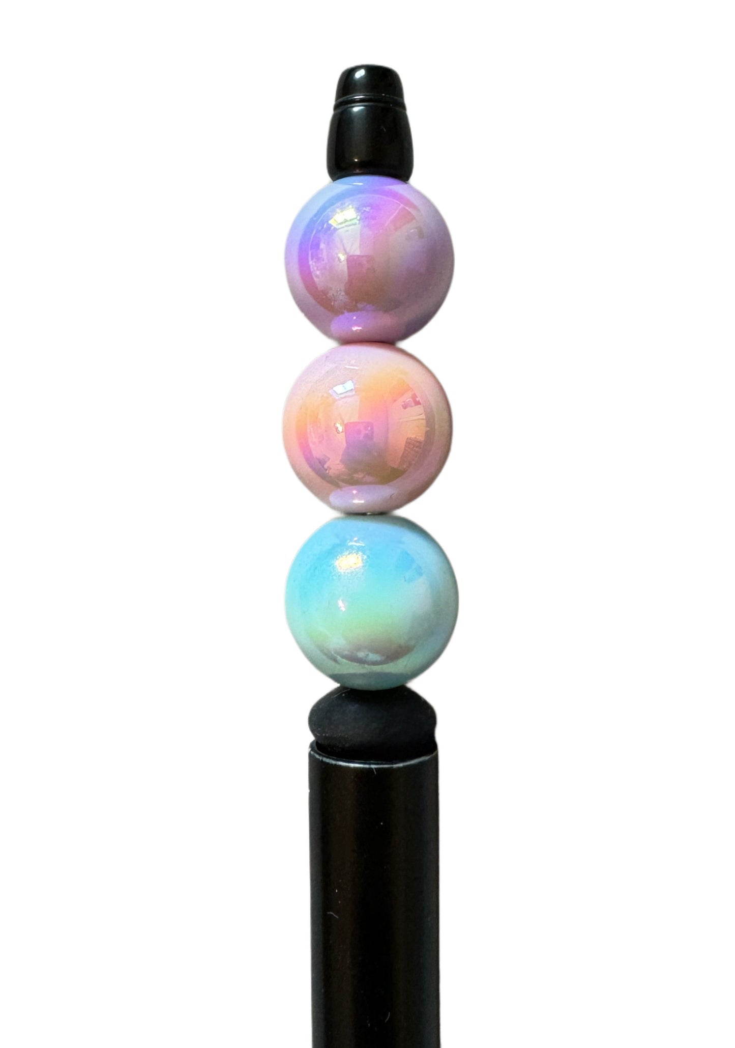 16mm Pastel Aurora Borealis AB Finish Acrylic Beads Mix for Beadable Pen, Keychain, Bracelet and more for Your DIY Creations.