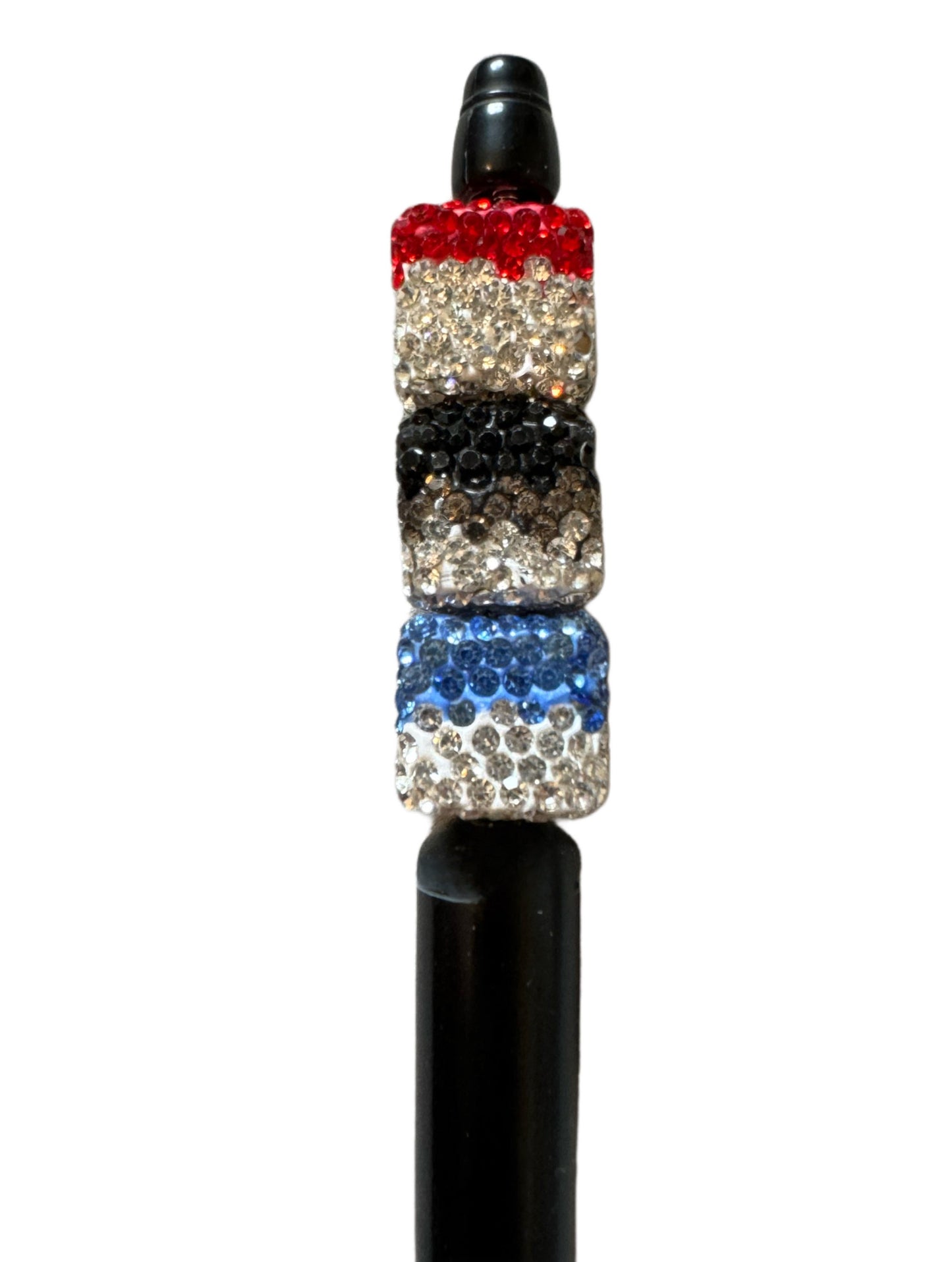 5 Pieces Gorgeous 14mm Pave Rhinestone and Clay Two Toned Cube Square Beads for Beadable Pens, Keychains, Bracelets, Earrings and More!