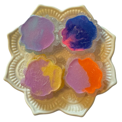 35mm Lightly Luminous Large Ruffled Flower Flatback Cabochon Perfect for Your DYI Projects with Phone Cases Water Bottles and More!