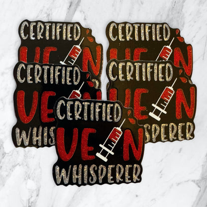 5 Pieces Nurse and Medical Mix or One Design Planar Acrylic with Glitter Back for Keychains, Badge Reels, Earrings and More! Nurse Life, Scrub Life, Certified Vein Whisperer