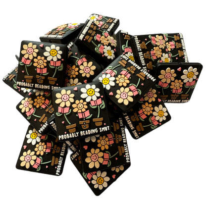 ADULT CONTENT! Probably Reading Smut Silicone Focal Bead for Beadable Pens, Keychains & More! Perfect for the Romance Novel Lover