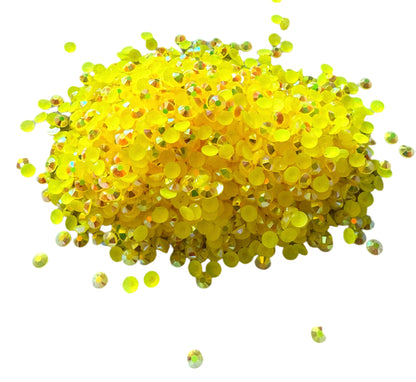 1,000 Pieces 4mm SS16 Jelly Resin Rhinestones Non-Hotfix Flatback. So Many AB Colors Available for Your DYI Projects, Nail Art and More!