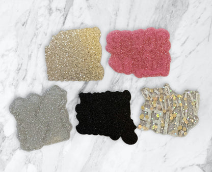 5 Pieces Nurse and Medical Mix or One Design Planar Acrylic with Glitter Back for Keychains, Badge Reels, Earrings and More! Nurse Life, Scrub Life, Certified Vein Whisperer