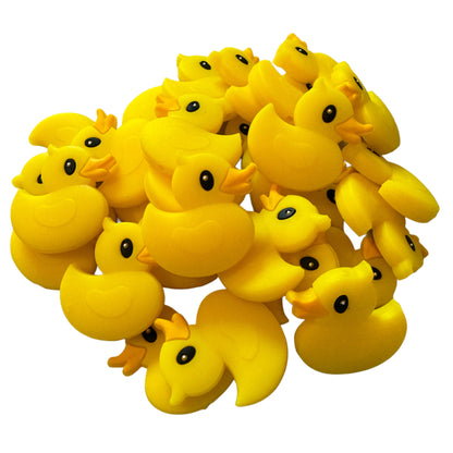 Yellow Duck Silicone Focal Bead for Beadable Pens, Stylus, Pencils, Keychains and More.  Great for Duck, Duck Jeep or Cruising Ducks Game!