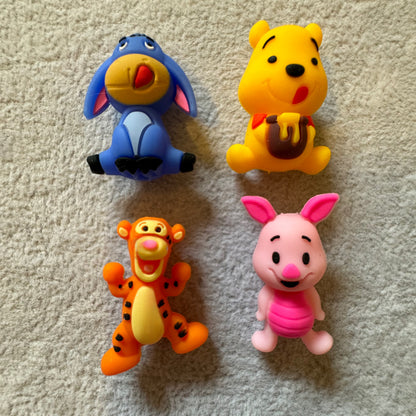 3d Winnie the Honey Bear and Friends Silicone Focal Bead for Beadable Pens, Stylus, Keychains and More!