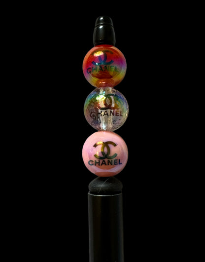 CC Pink and Red Mix with AB Designer Inspired Acrylic Bead for Beadable Pens, Stylus, Pencils, Keychains and More!