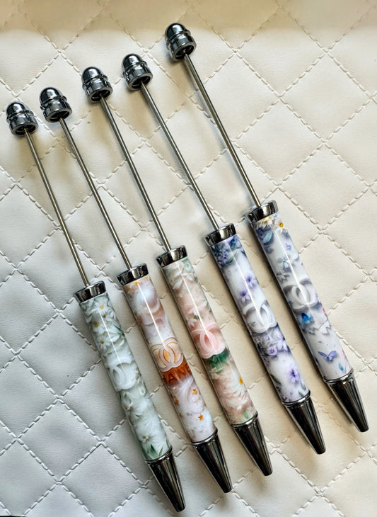 5 Pieces CC Beadable Plastic Pen Blank for Your DIY Creations.  5 Different Colors to Choose From!