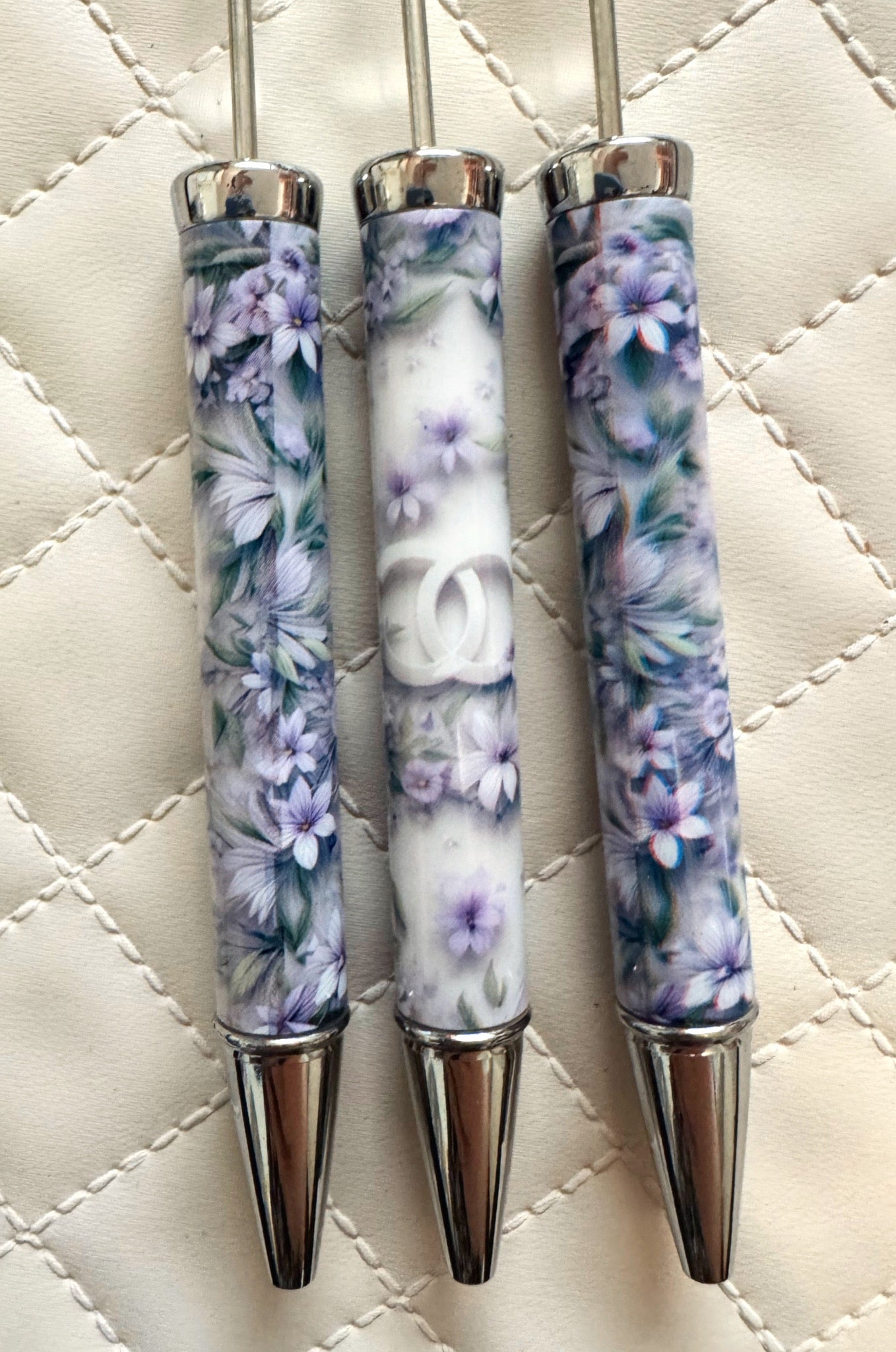 5 Pieces CC Beadable Plastic Pen Blank for Your DIY Creations.  5 Different Colors to Choose From!