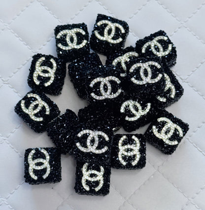 CC Sugar Cube Designer Inspired Bead for Beadable Pens, Stylus, Pencils, Keychains and More!