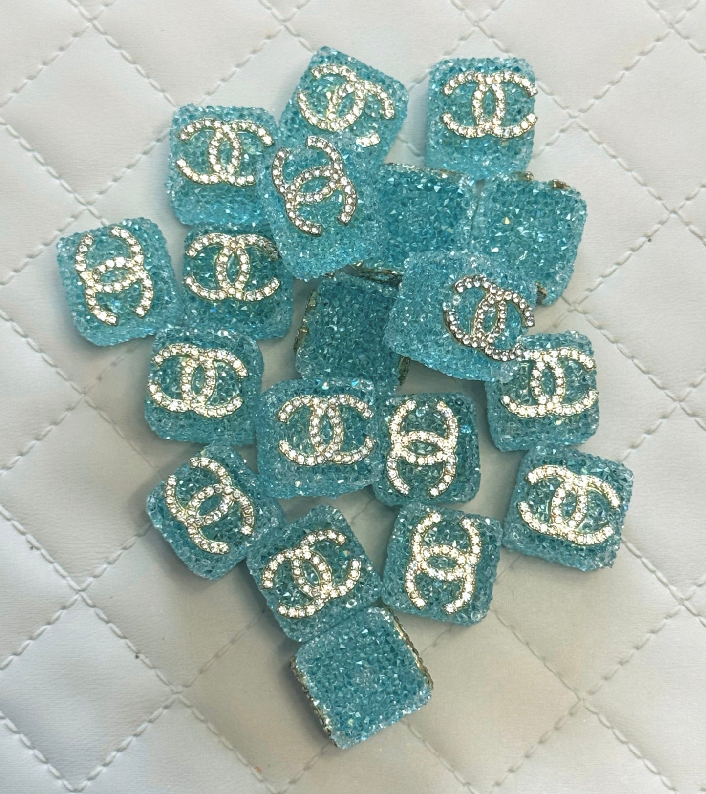 CC Sugar Cube Designer Inspired Bead for Beadable Pens, Stylus, Pencils, Keychains and More!
