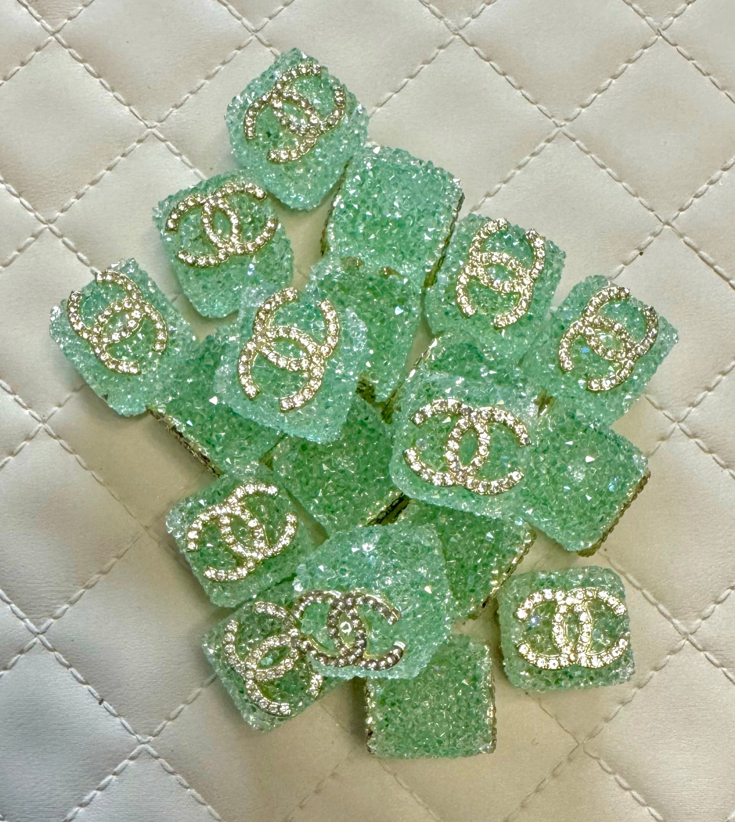 CC Sugar Cube Designer Inspired Bead for Beadable Pens, Stylus, Pencils, Keychains and More!
