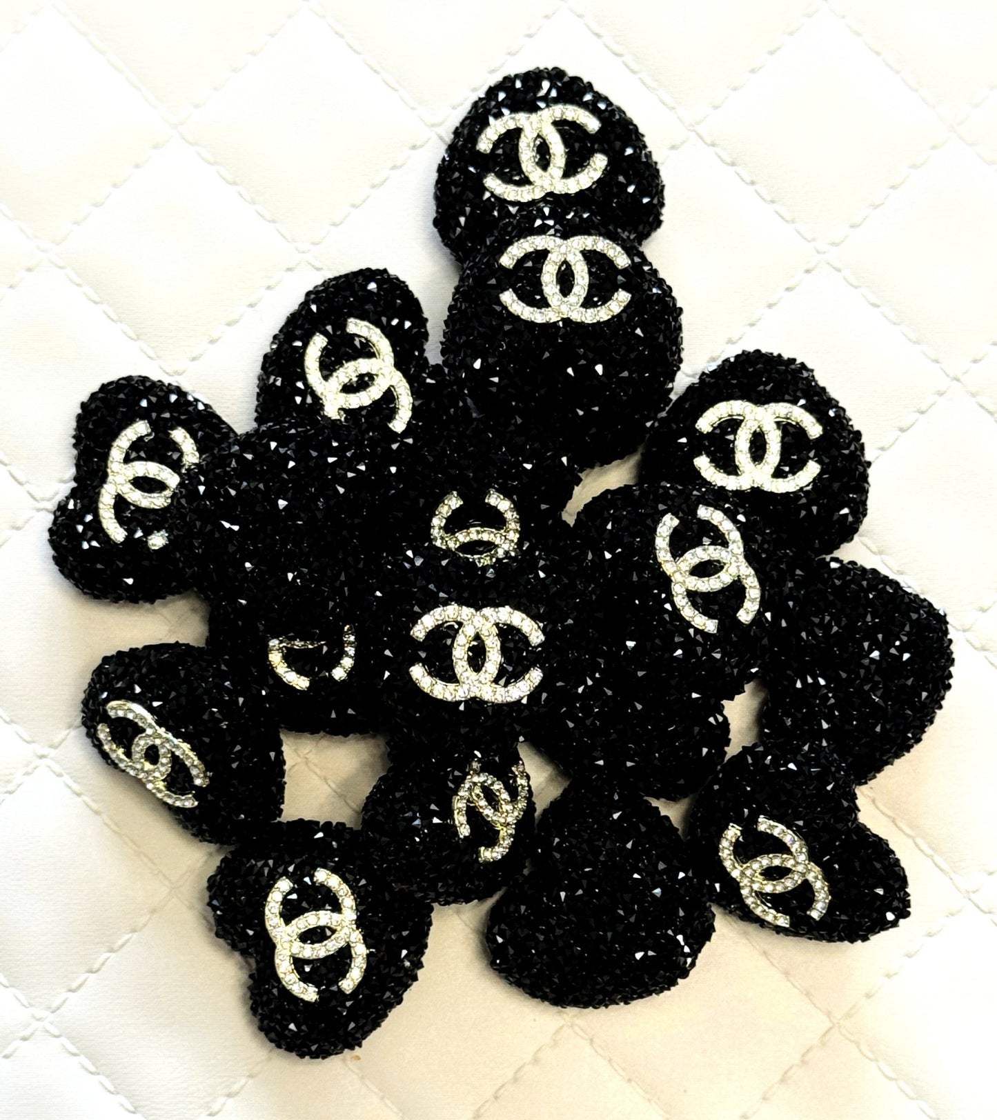 CC Sugar Heart Designer Inspired Bead for Beadable Pens, Stylus, Pencils, Keychains and More!