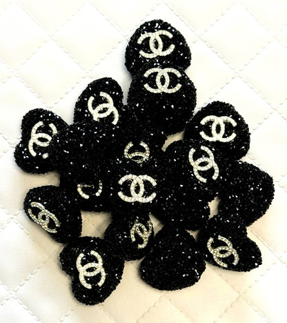 CC Sugar Heart Designer Inspired Bead for Beadable Pens, Stylus, Pencils, Keychains and More!