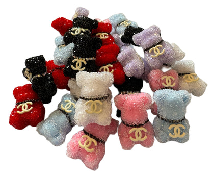 CC Sugar Bear Designer Inspired Bead for Beadable Pens, Stylus, Pencils, Keychains and More!