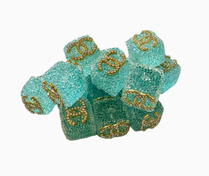 CC Sugar Cube Designer Inspired Bead for Beadable Pens, Stylus, Pencils, Keychains and More!