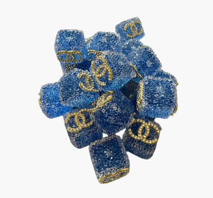 CC Sugar Cube Designer Inspired Bead for Beadable Pens, Stylus, Pencils, Keychains and More!
