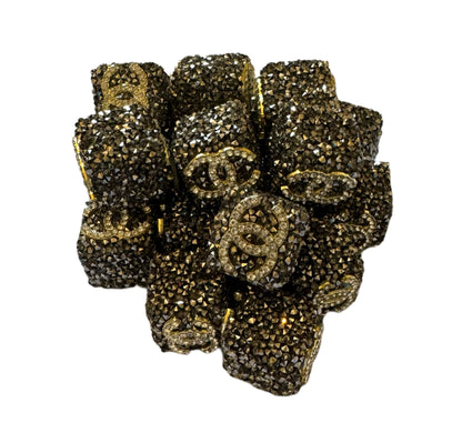 CC Sugar Cube Designer Inspired Bead for Beadable Pens, Stylus, Pencils, Keychains and More!