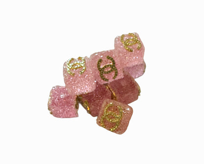 CC Sugar Cube Designer Inspired Bead for Beadable Pens, Stylus, Pencils, Keychains and More!
