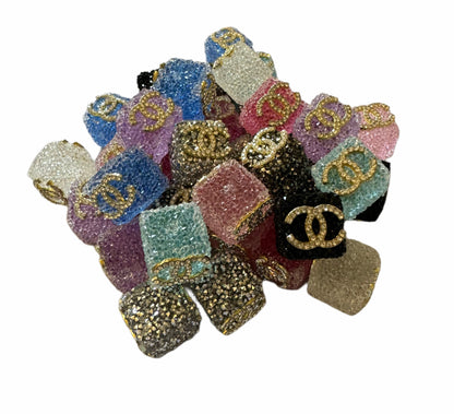 CC Sugar Cube Designer Inspired Bead for Beadable Pens, Stylus, Pencils, Keychains and More!