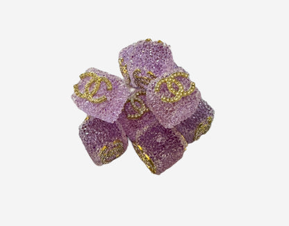CC Sugar Cube Designer Inspired Bead for Beadable Pens, Stylus, Pencils, Keychains and More!