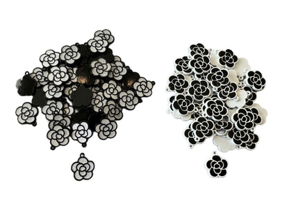 CC Metal Camilla Flower Pendant Designer Inspired for Beadable Pens, Keychains, Bracelets, Earrings and More!