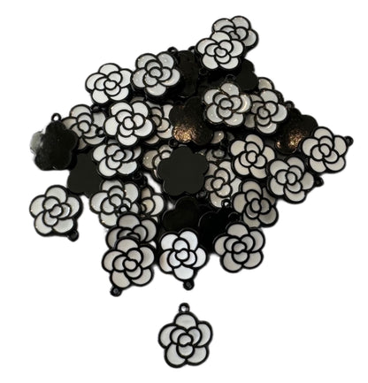 CC Metal Camilla Flower Pendant Designer Inspired for Beadable Pens, Keychains, Bracelets, Earrings and More!